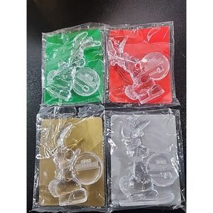 Vintage 1992-4Energizer Bunny Drum Ornaments Limited Edition Christmas Advertise